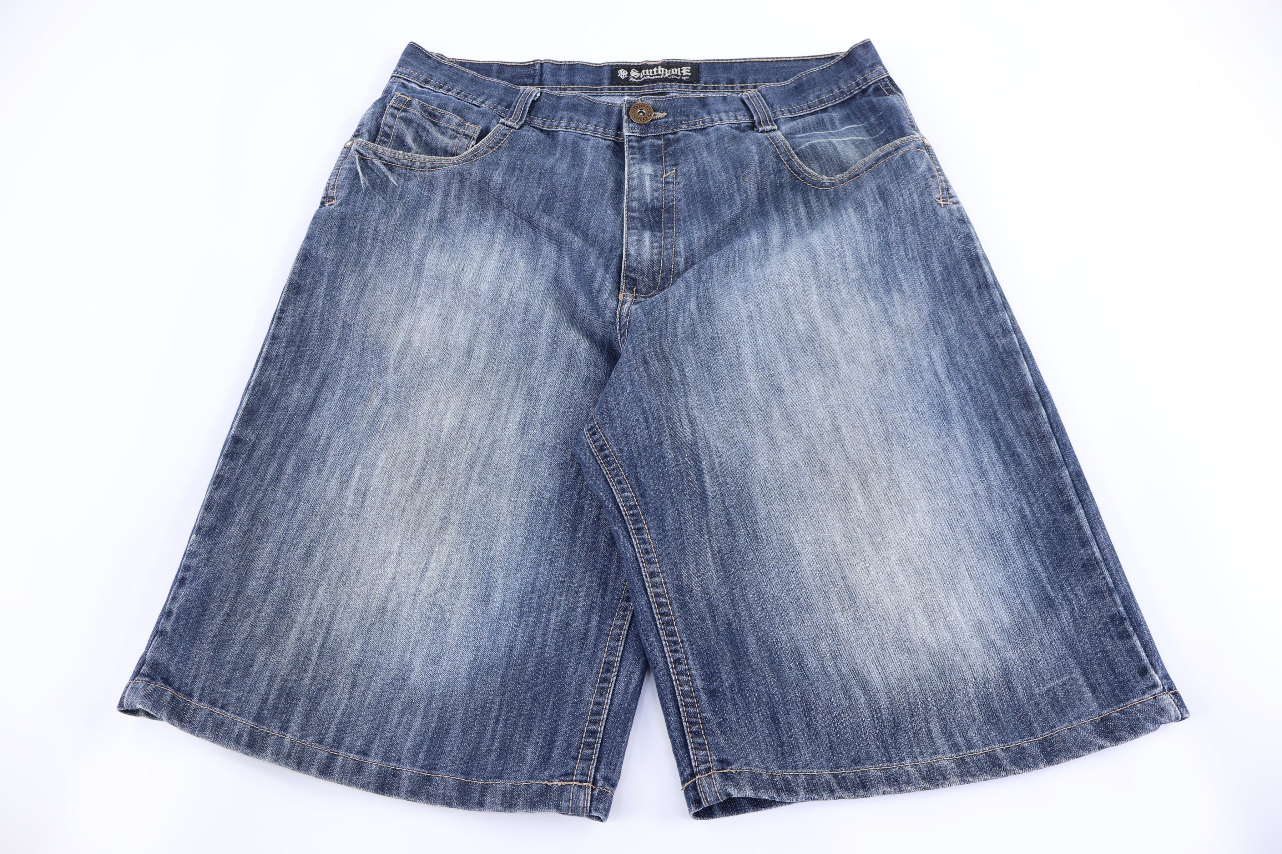 Y2K Southpole Dark Wash Denim Shorts