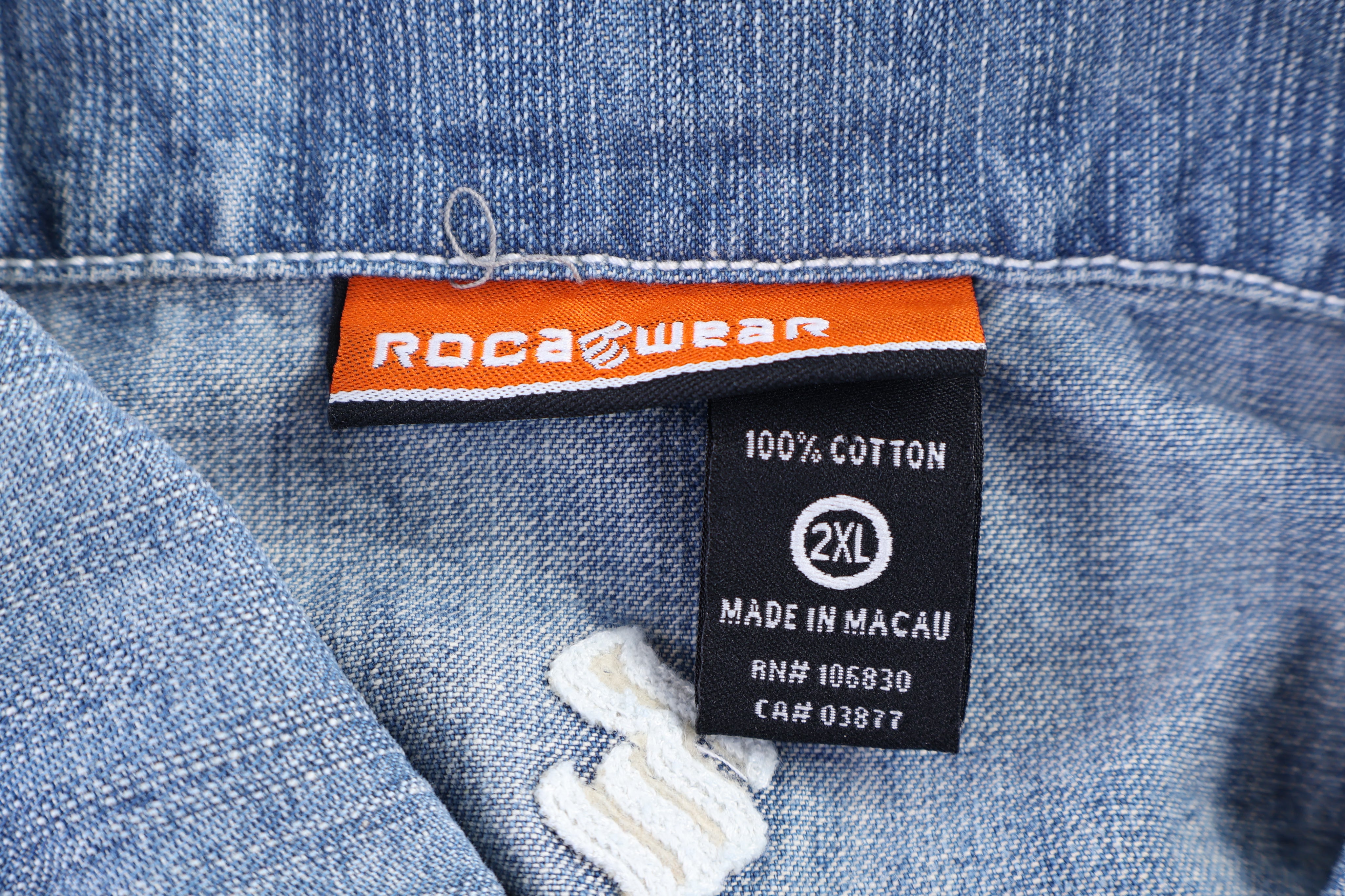 Rocawear Medium Wash Denim Jacket