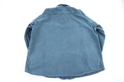 90’s Carhartt Logo Patch Green LS Button Down