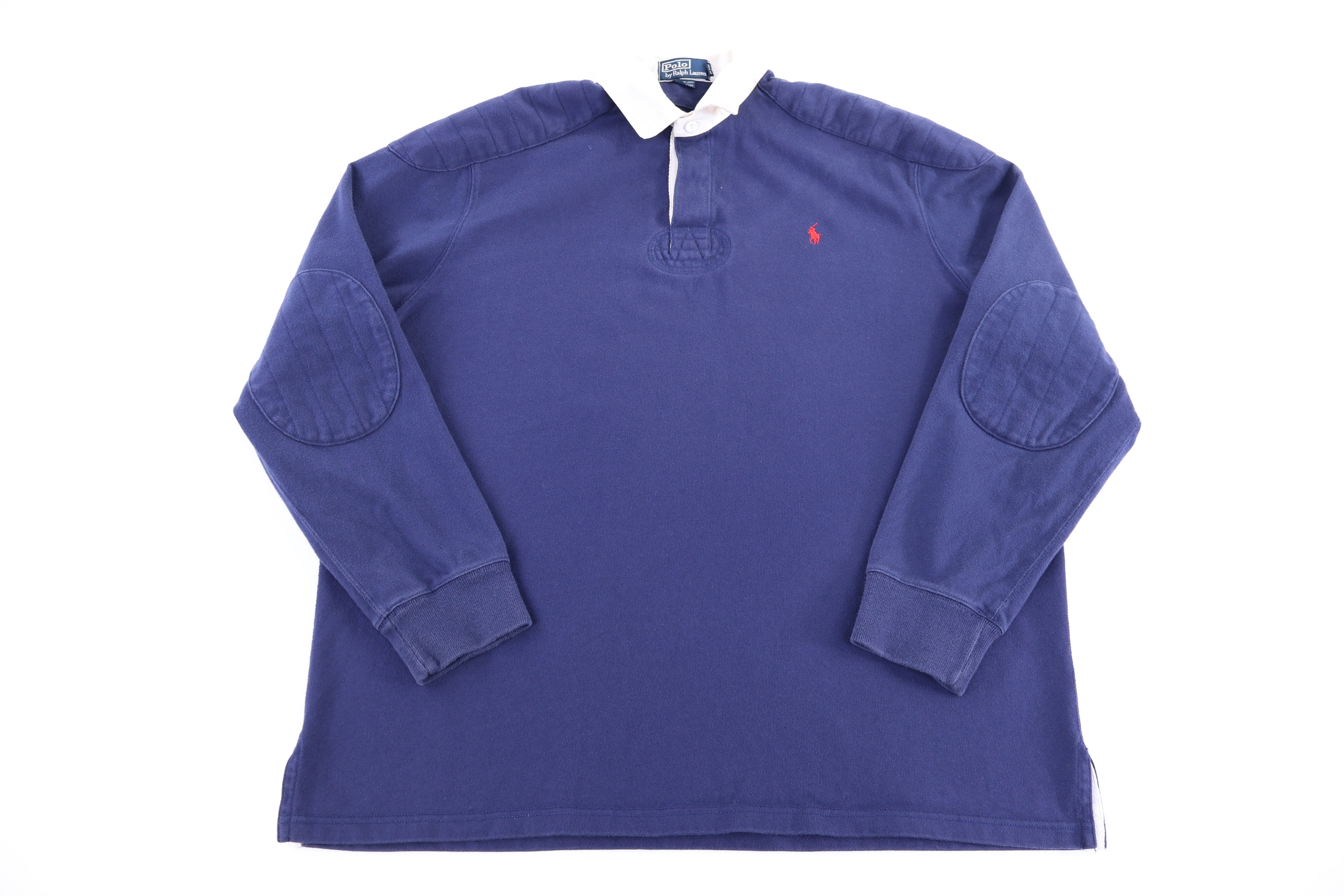 Polo by Ralph Lauren Embroidered Logo Blue LS Button Up