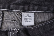 Negro League Embroidered Black Denim Jeans