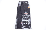 Negro League Embroidered Black Denim Jeans