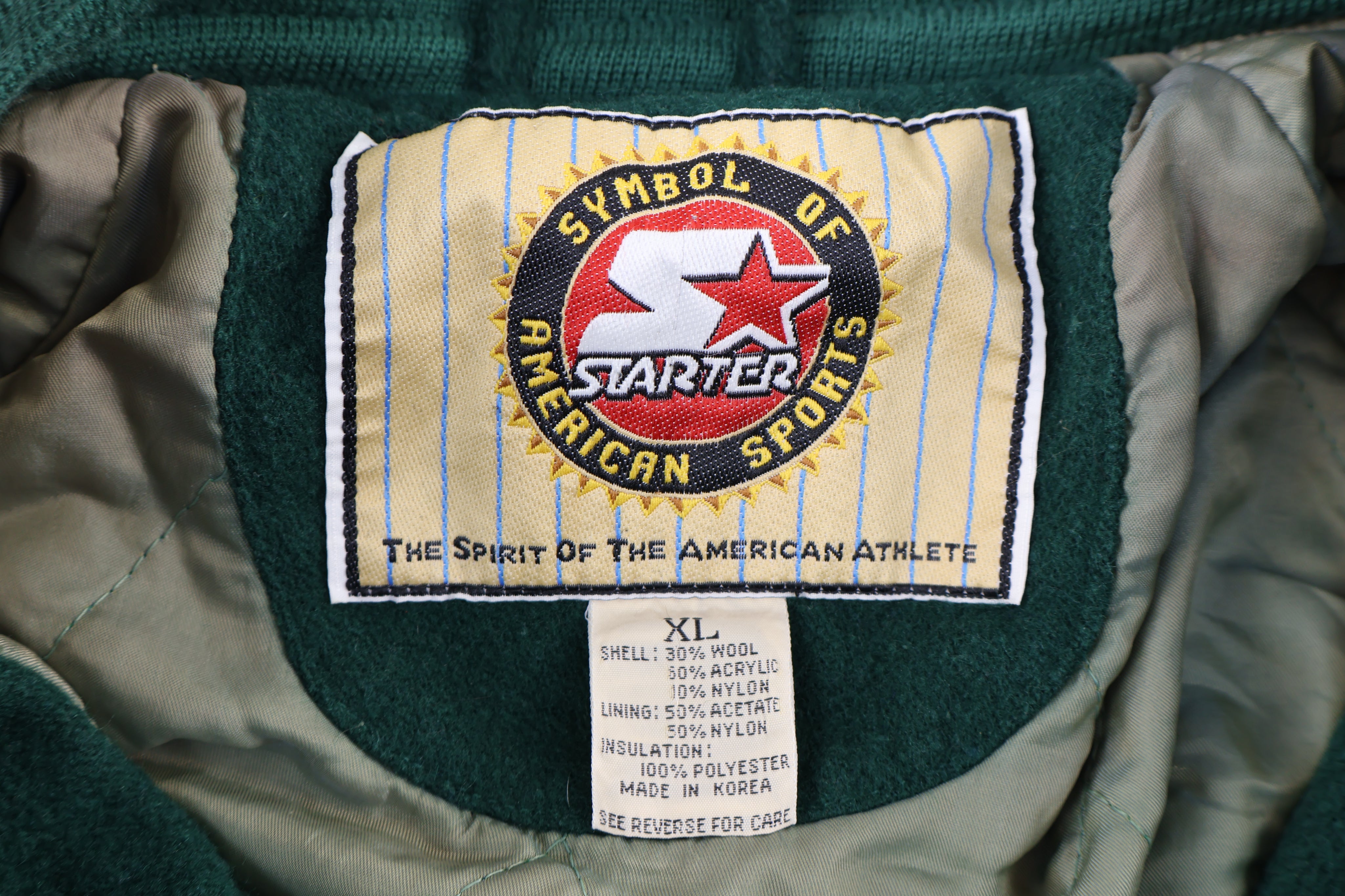 Vintage Starter Sport League Bomber Jacket