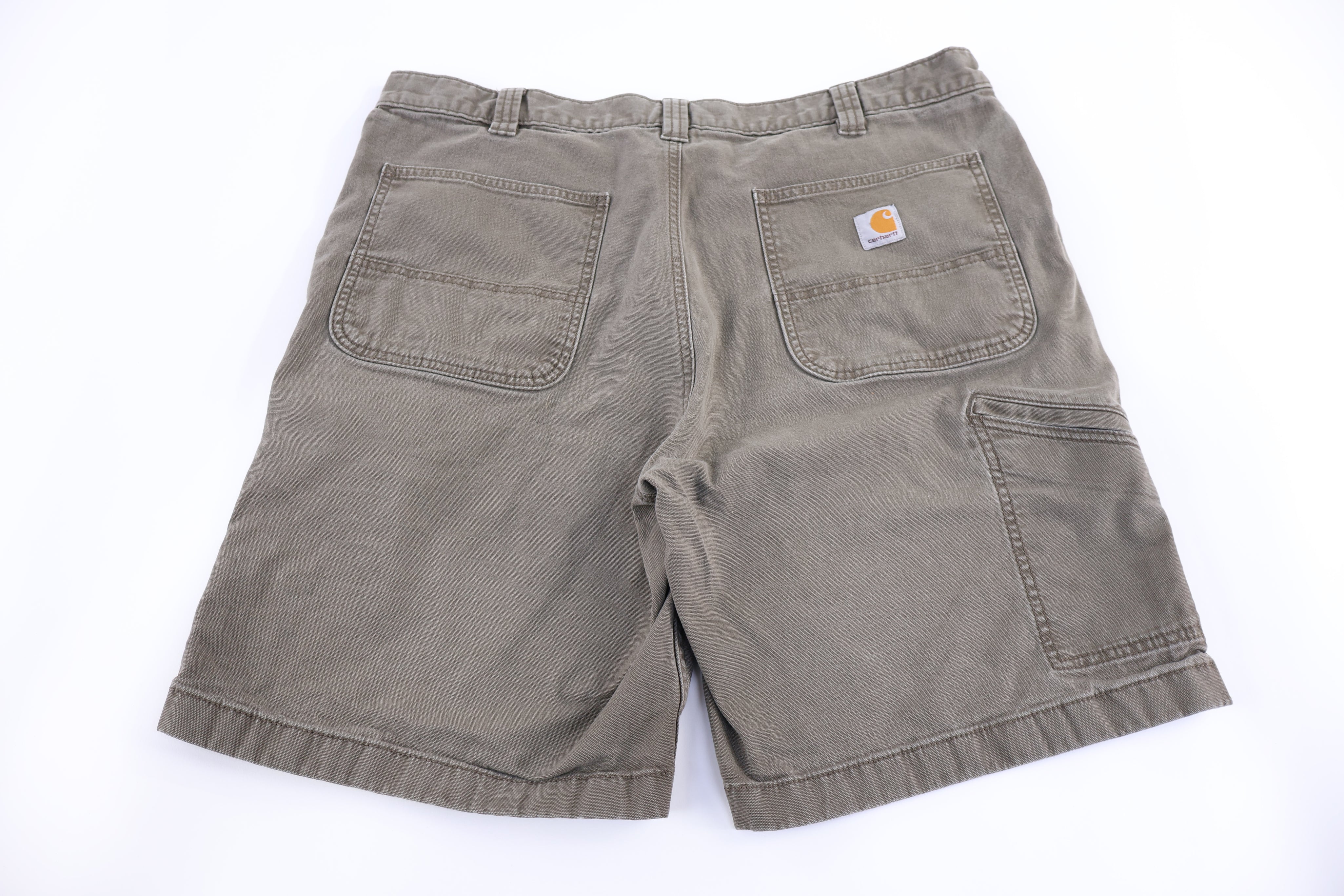 Carhartt Logo Patch Green Shorts