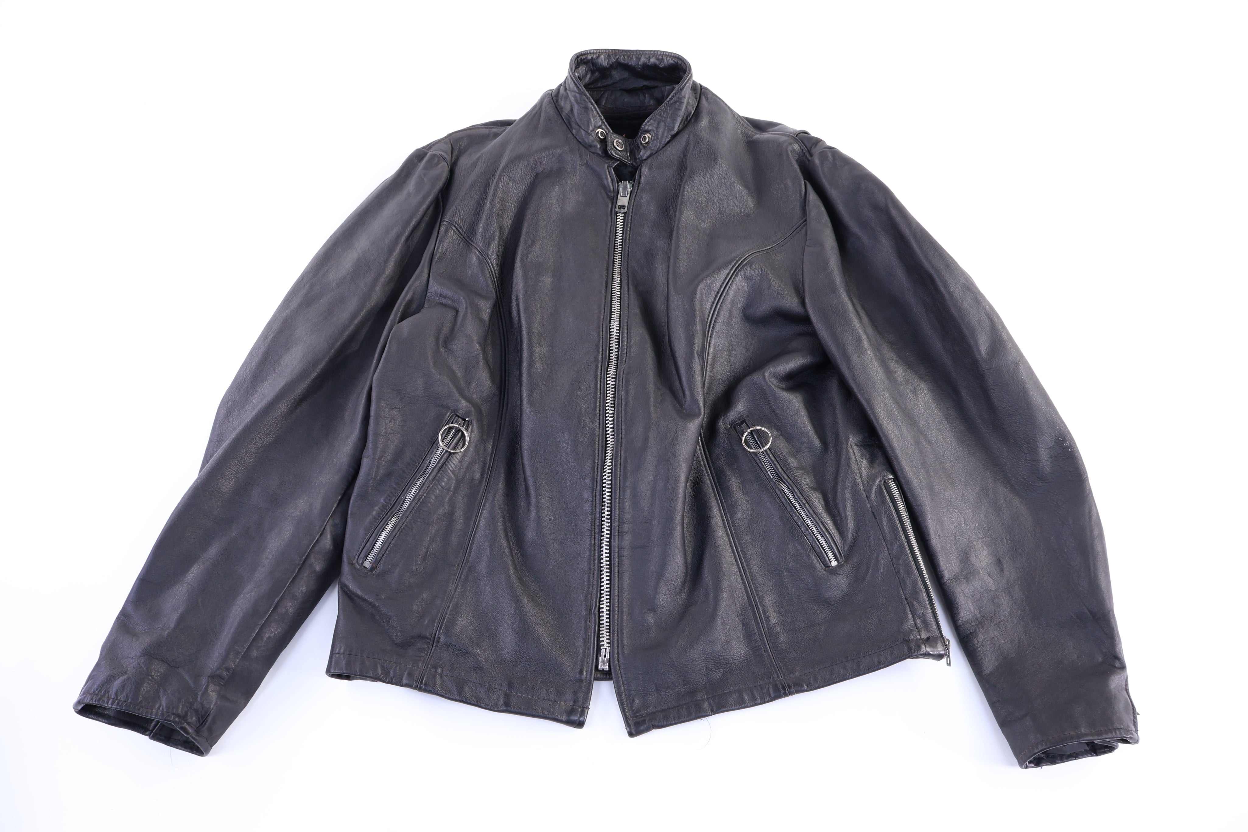 Vintage The Leather Shop Black Leather Jacket