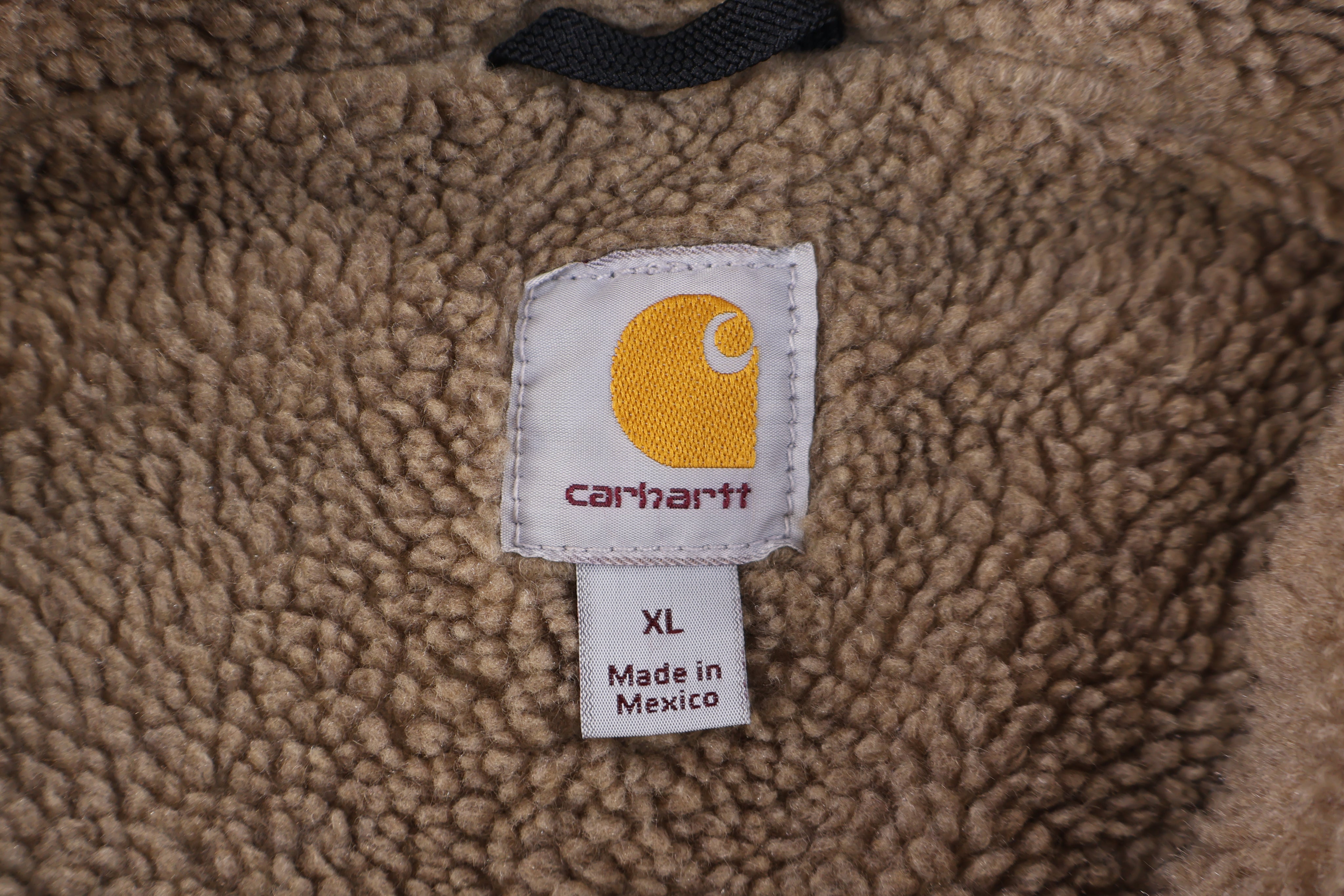 Carhartt Logo Patch Brown Full Zip Vest