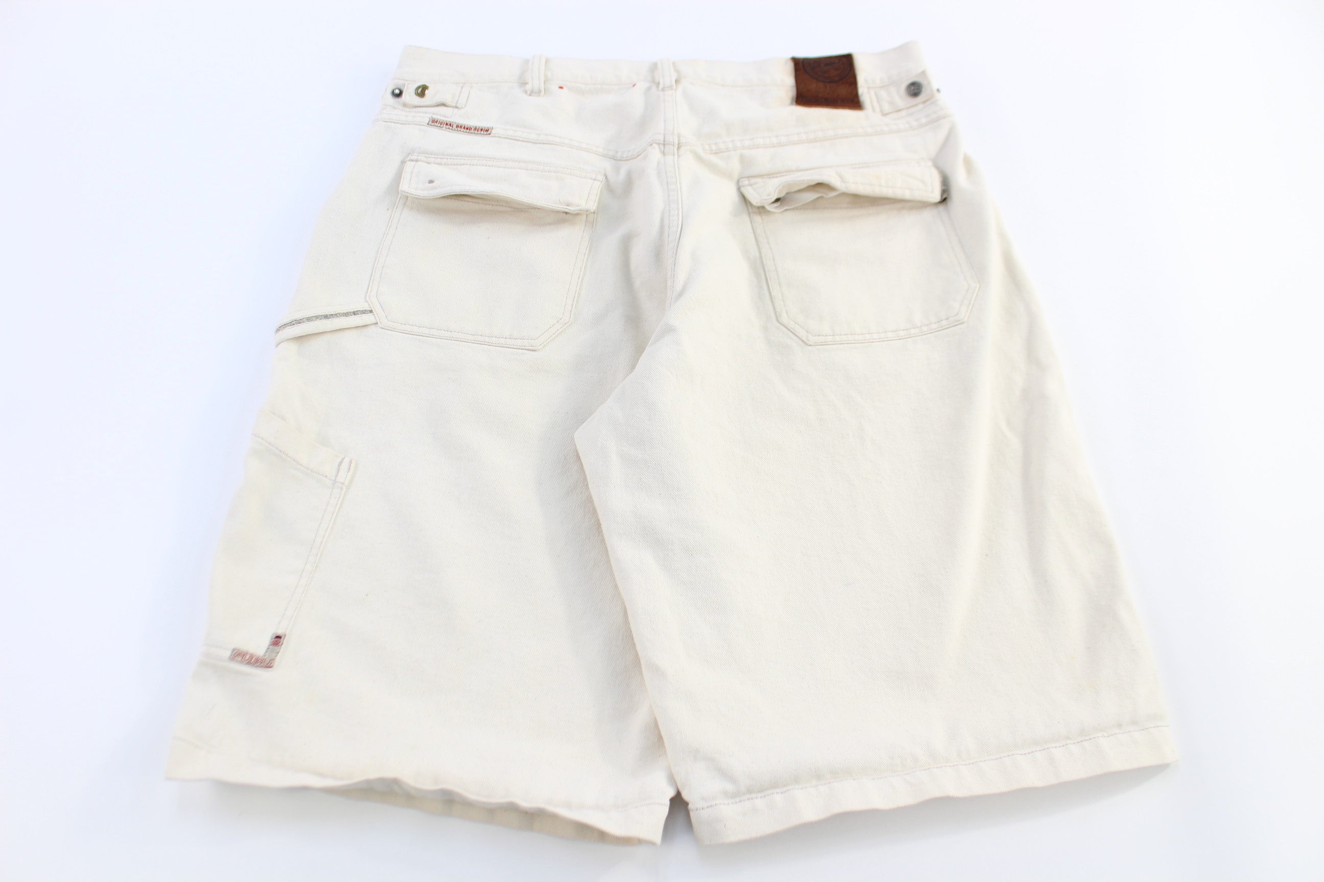 Y2K Fubu Cream Baggy shorts