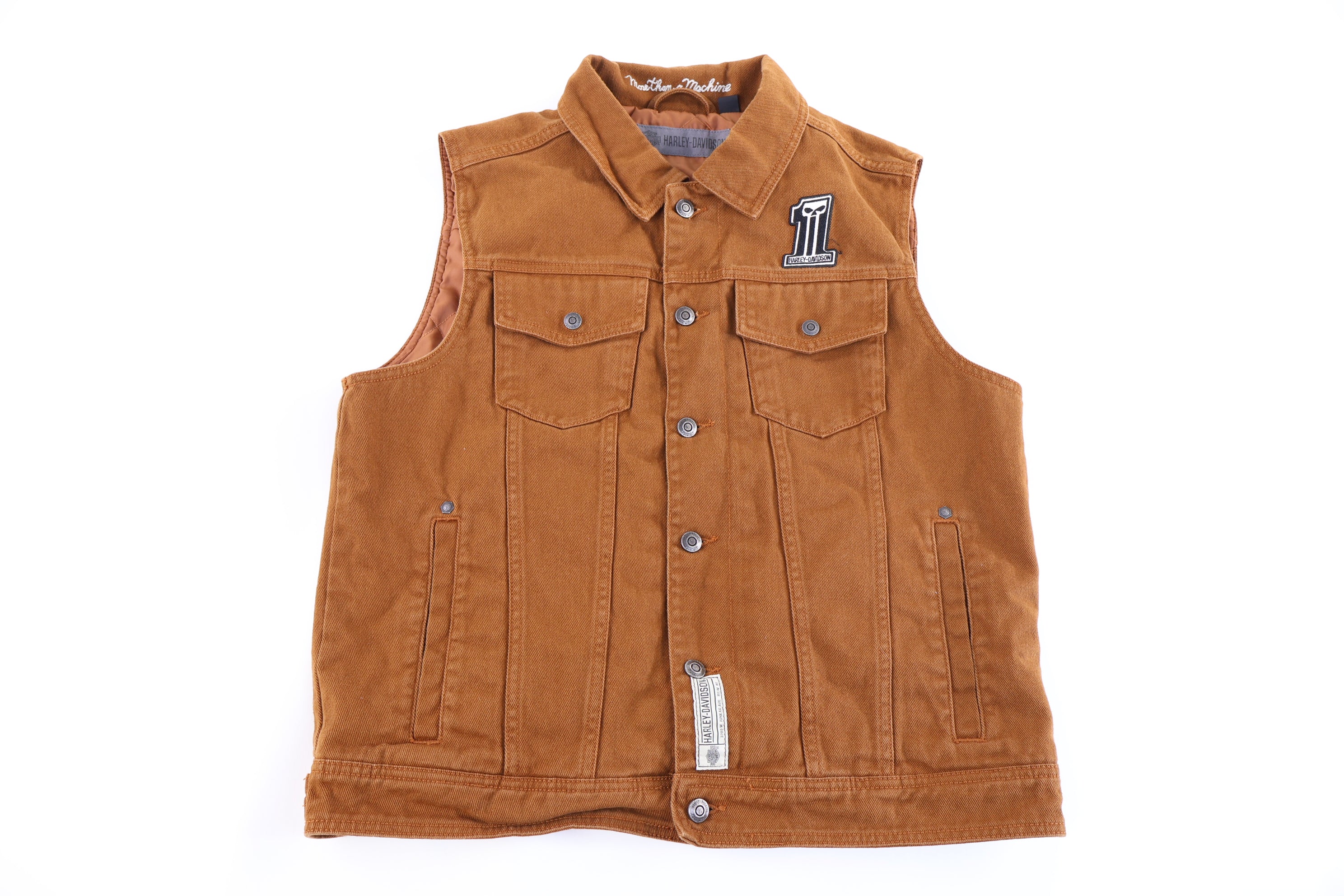 Harley Davidson Motorcycles Button Down Vest
