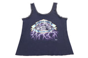 Women's 90's One Hot Piece Biker 3D Emblem Tank Top