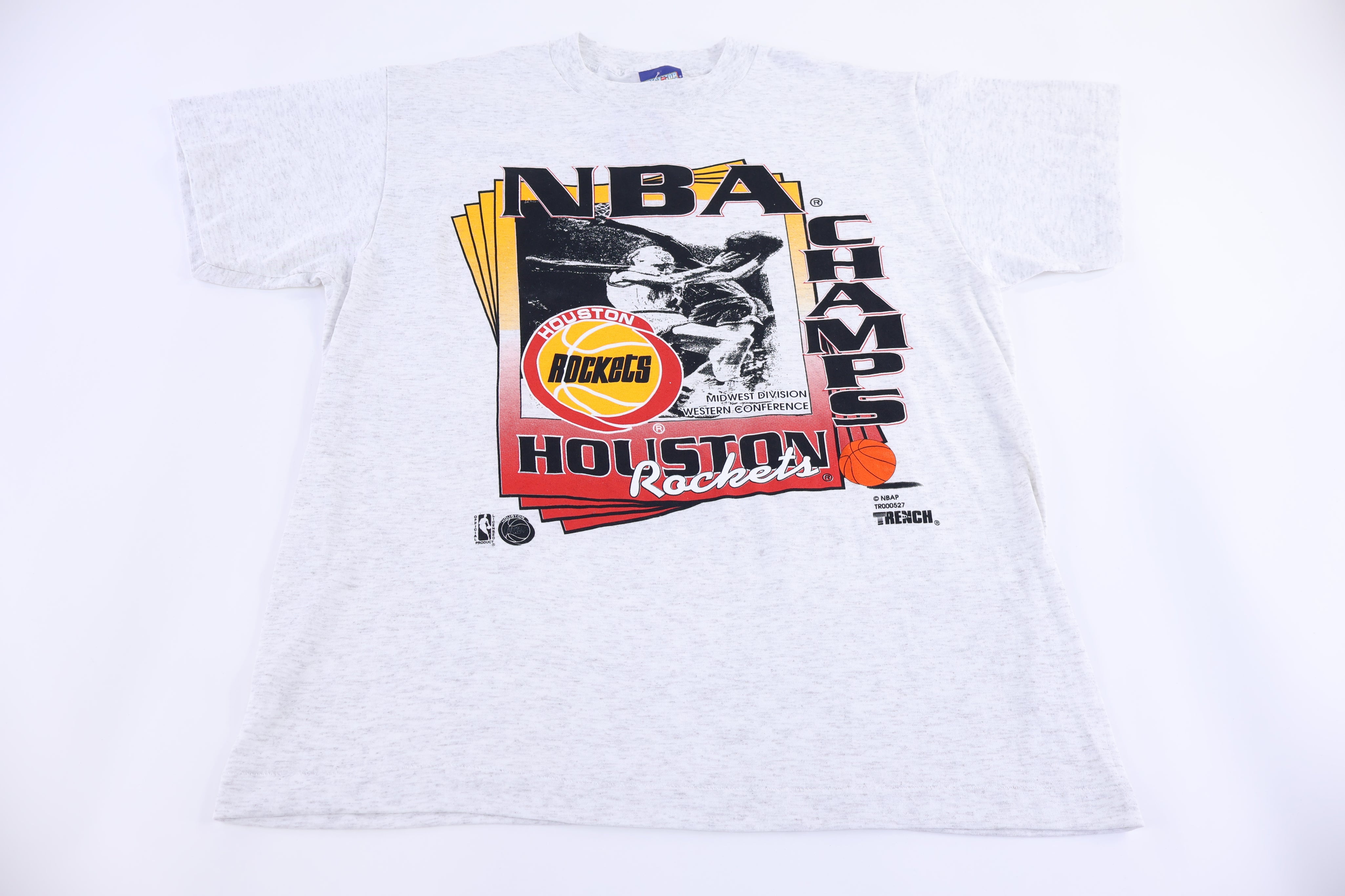 1995 Houston Rockets Basketball NBA Champs T-shirt