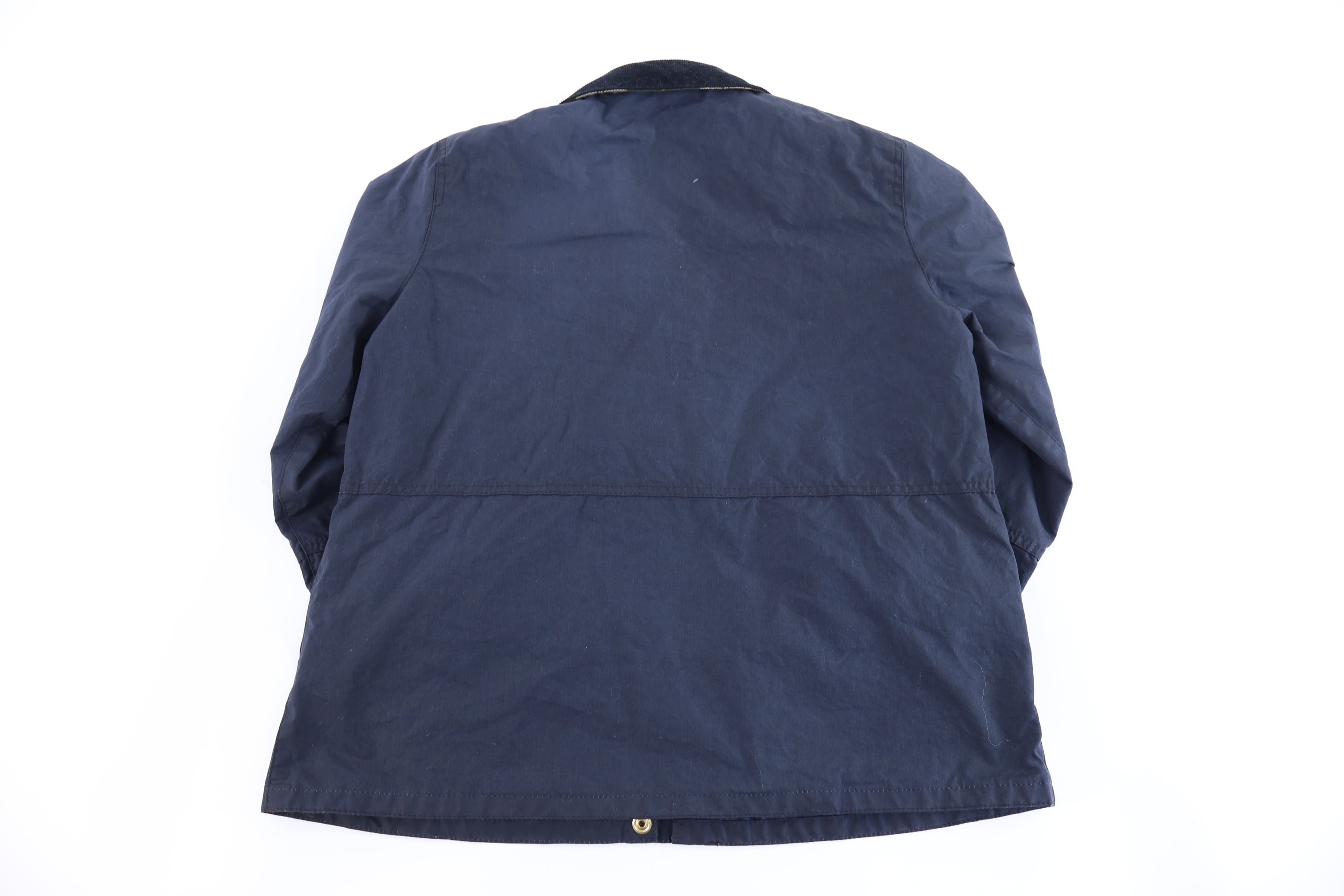 Women's Vintage Barbour Navy Blue Full Zip Jacket