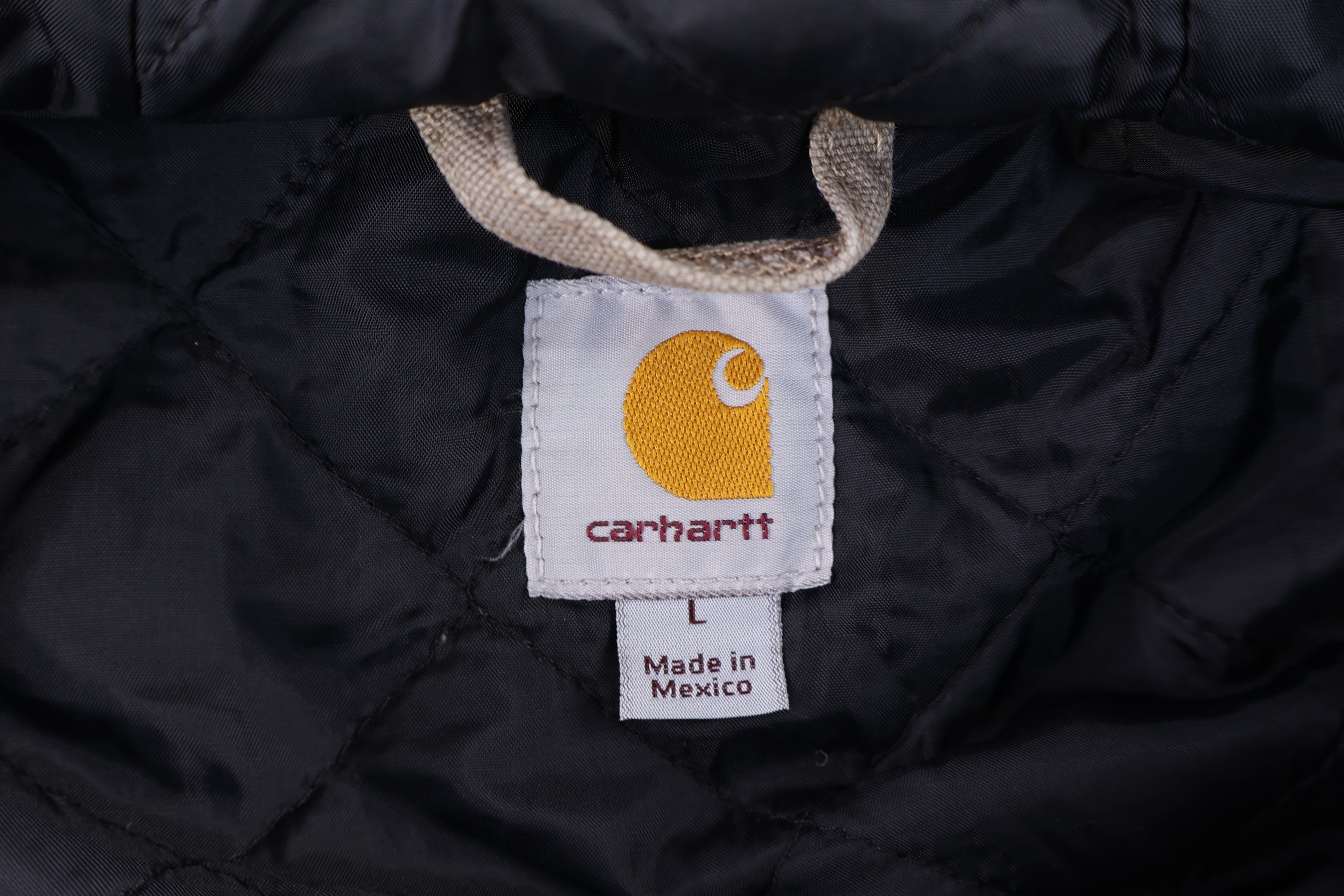 Carhartt Logo Patch Tan Full Zip Jacket
