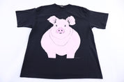 1990 Sock And Roll Pig Graphic T-shirt