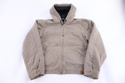 Carhartt Logo Patch Tan Full Zip Jacket