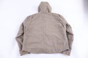 Carhartt Logo Patch Tan Full Zip Jacket