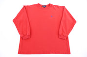 Polo by Ralph Lauren Embroidered Logo Red Pullover Sweater