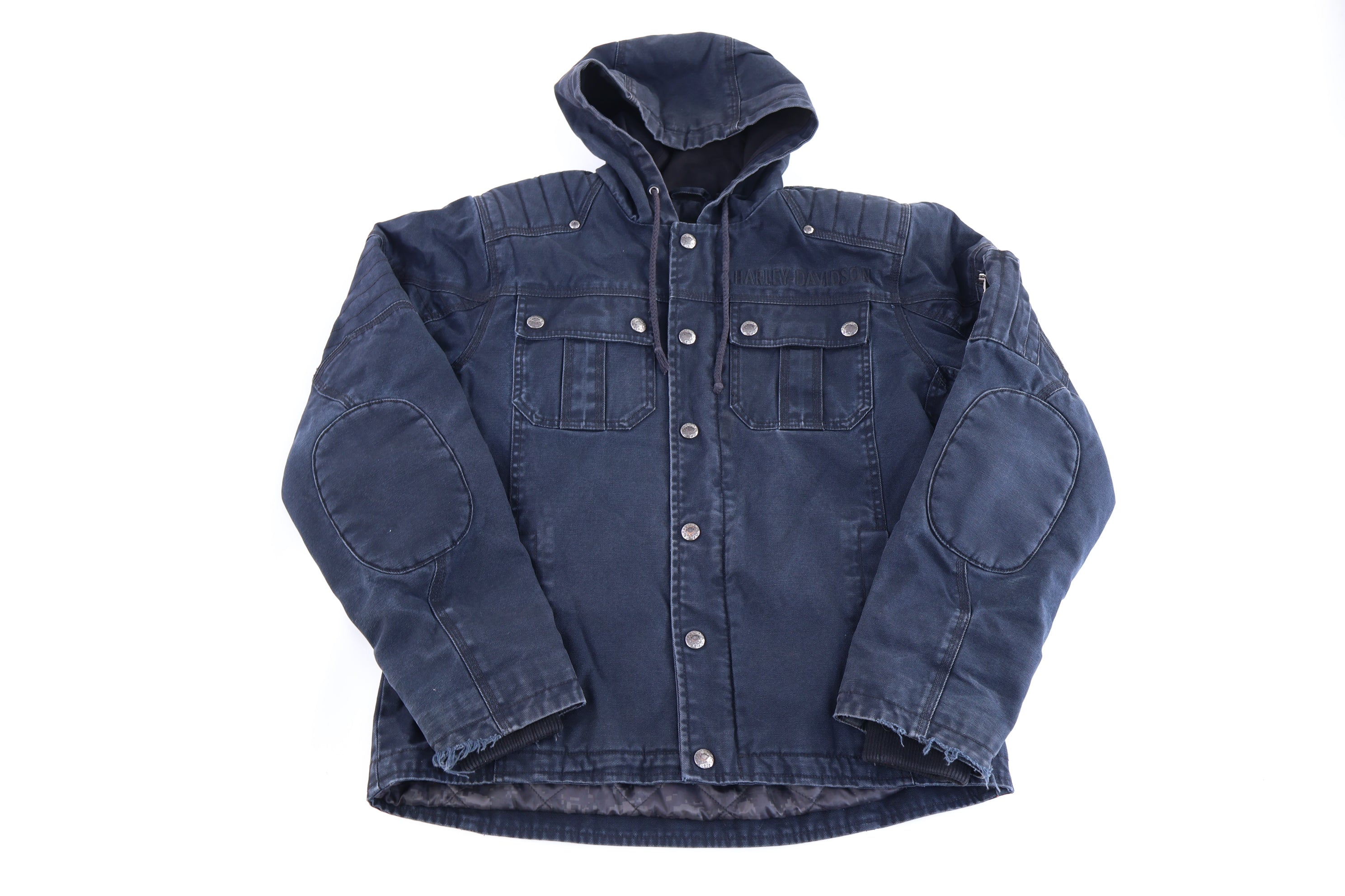 Harley Davidson Motorcycles Navy Full Zip Jacket