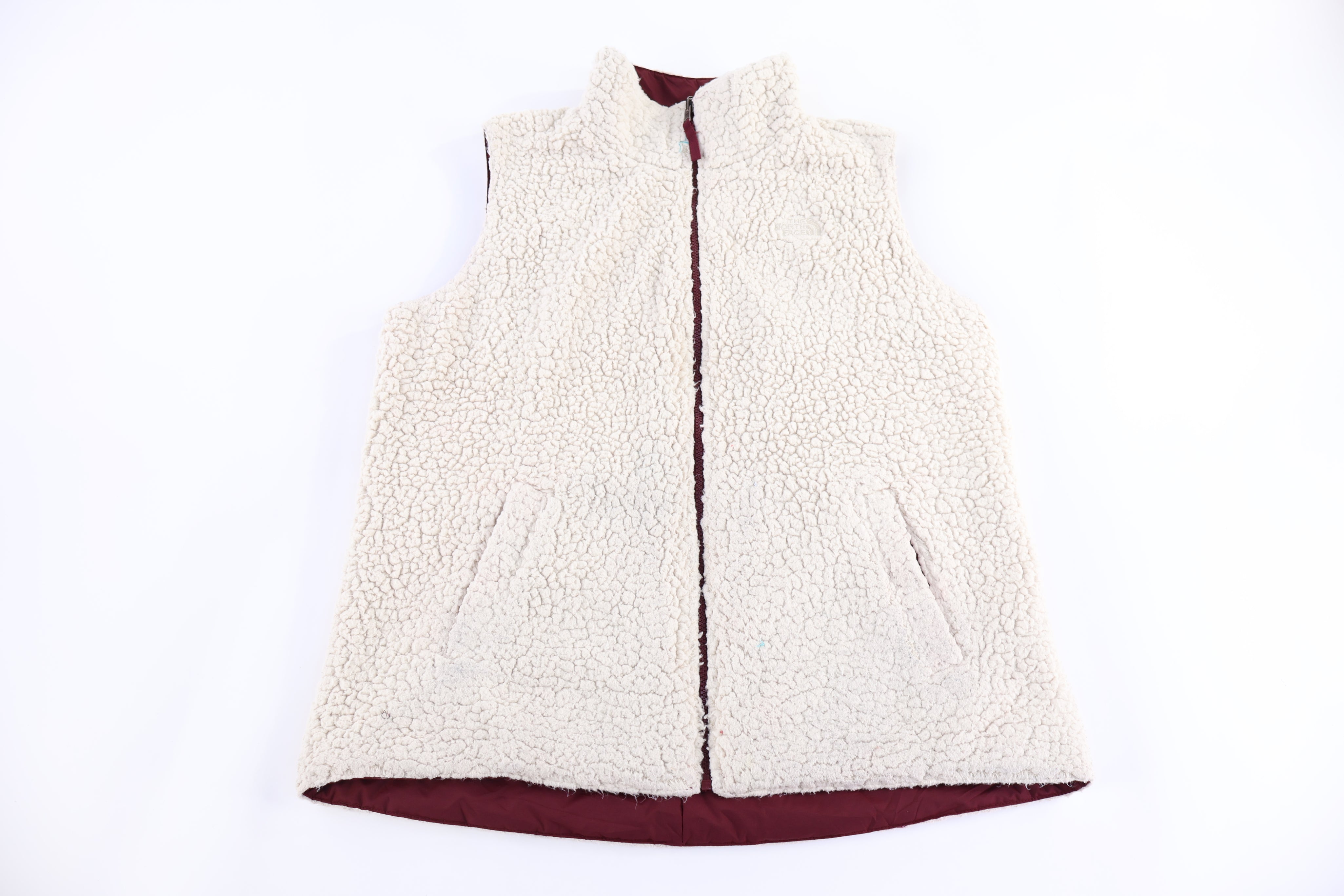 Women's The North Face Embroidered Logo Full Zip Reversible Vest