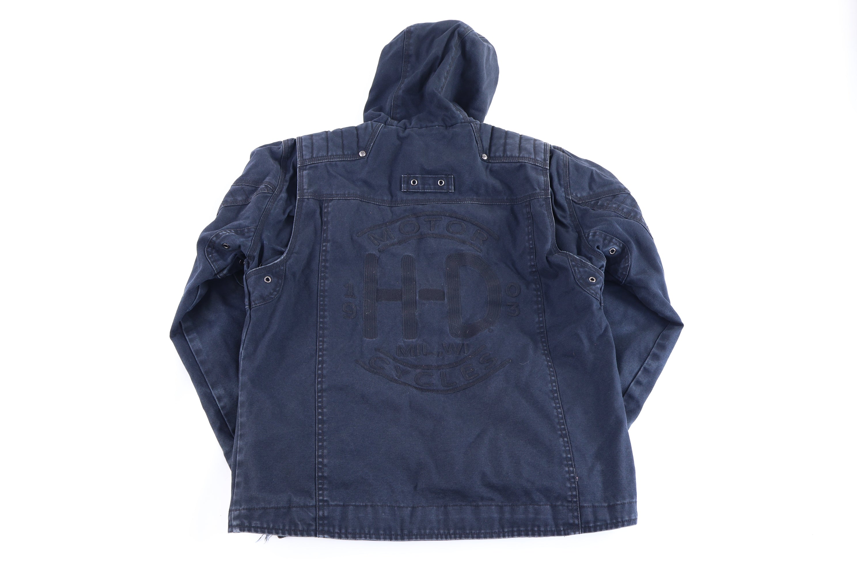 Harley Davidson Motorcycles Navy Full Zip Jacket