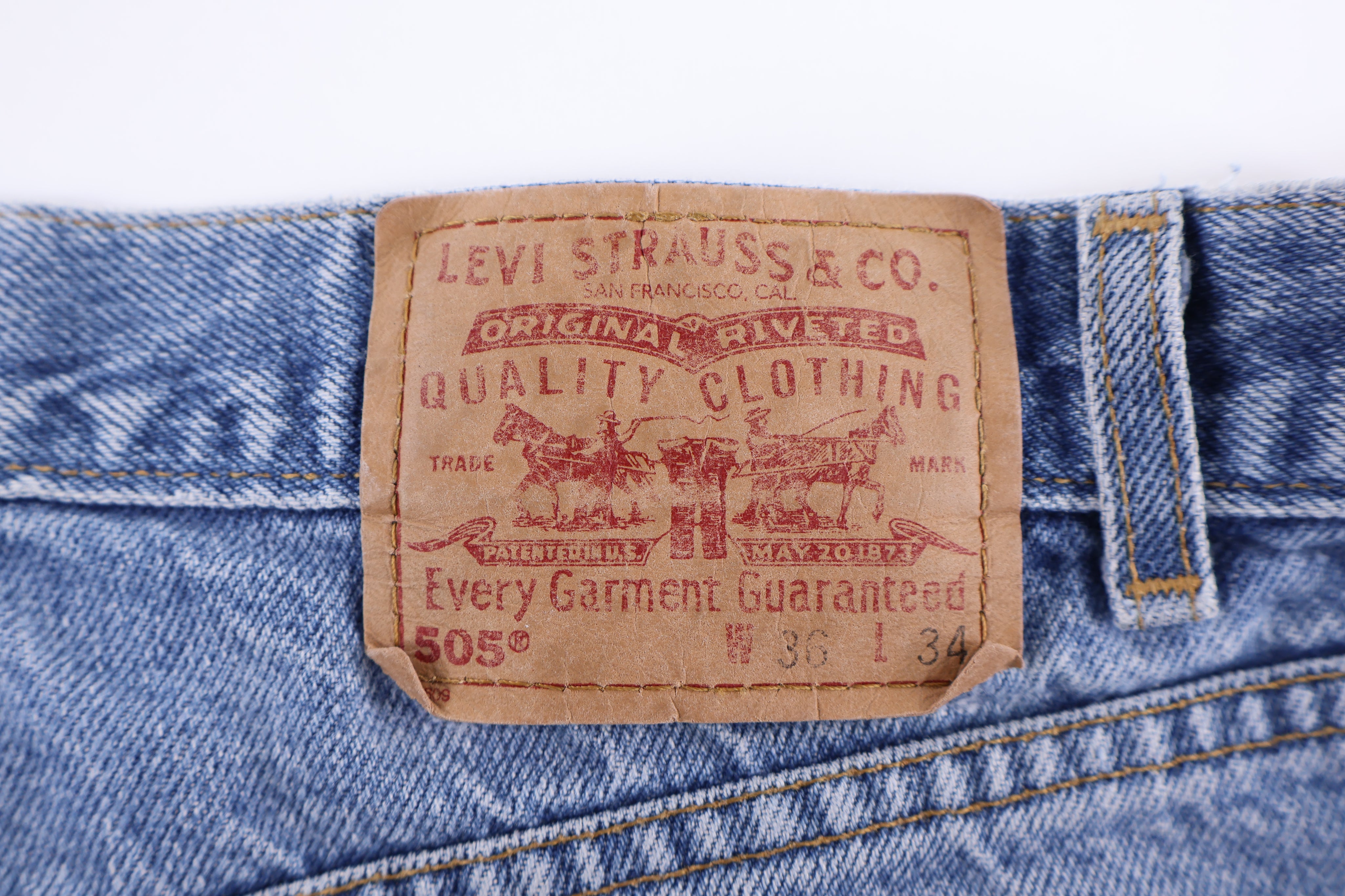 Levi's 505 Medium Wash Denim Jeans