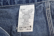Carhartt Logo Patch Dark Wash Denim Jeans