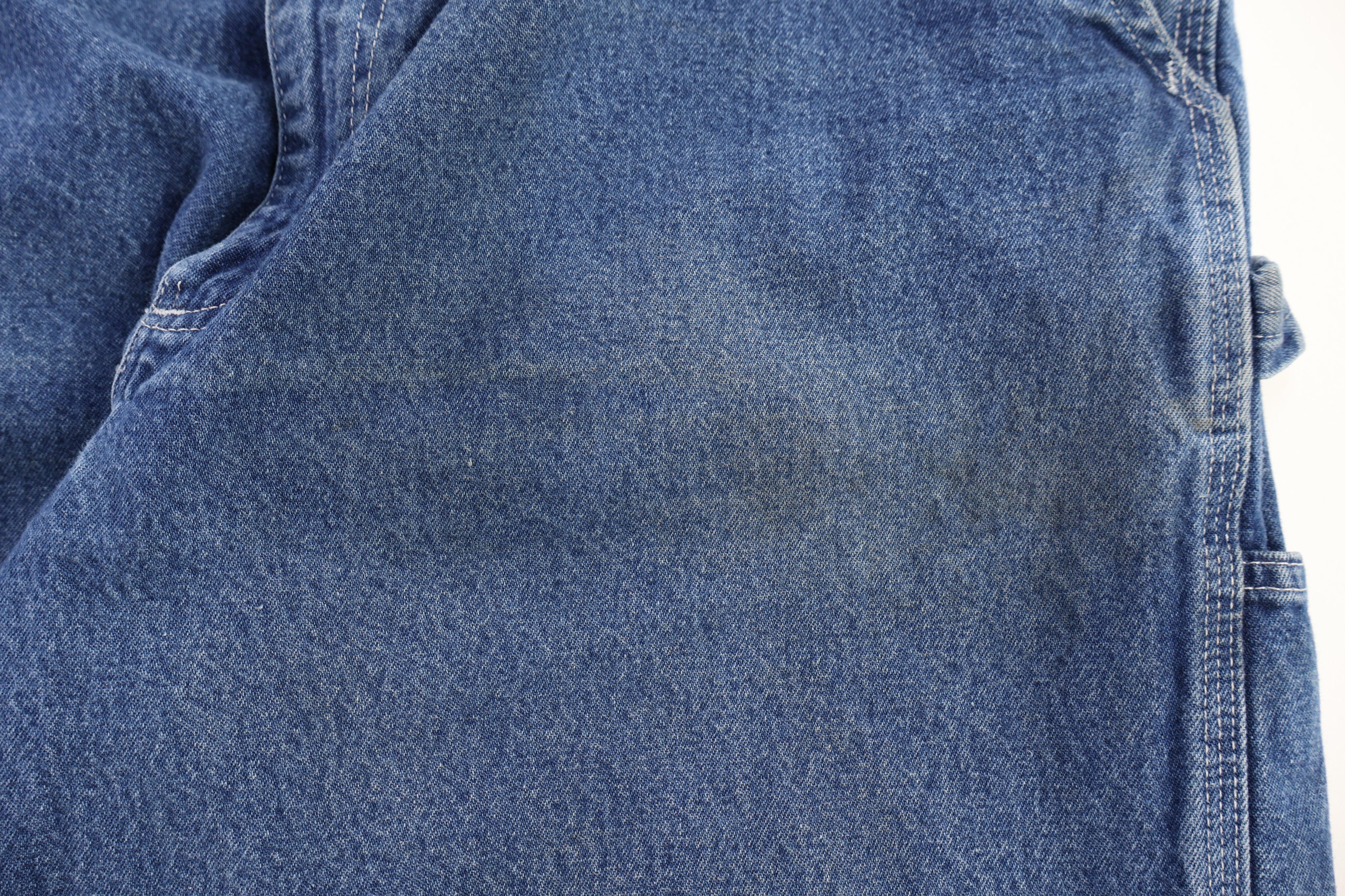 Carhartt Logo Patch Dark Wash Denim Jeans