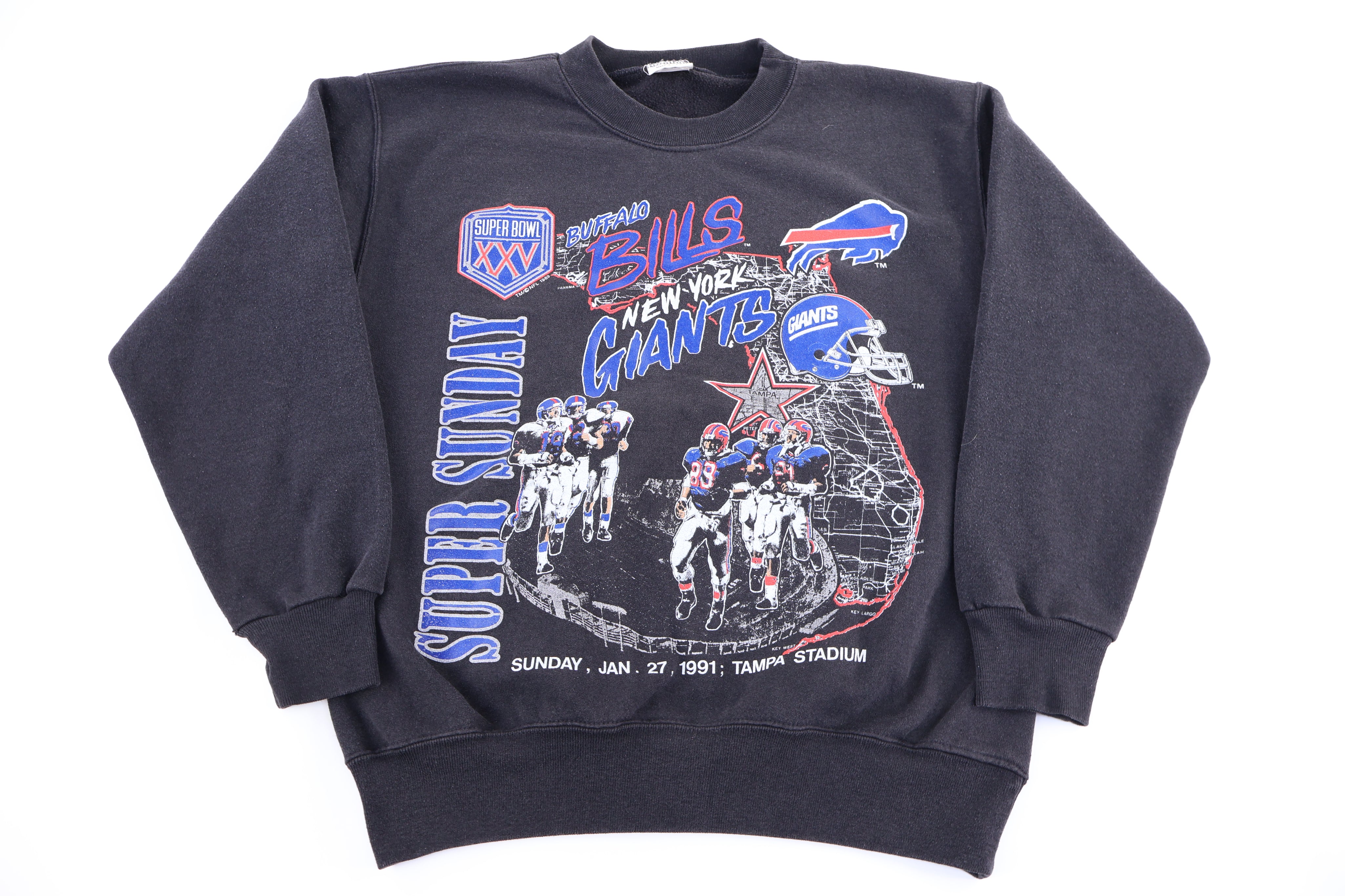 1991 Super Bowl Bills Vs Giants Sweatshirt