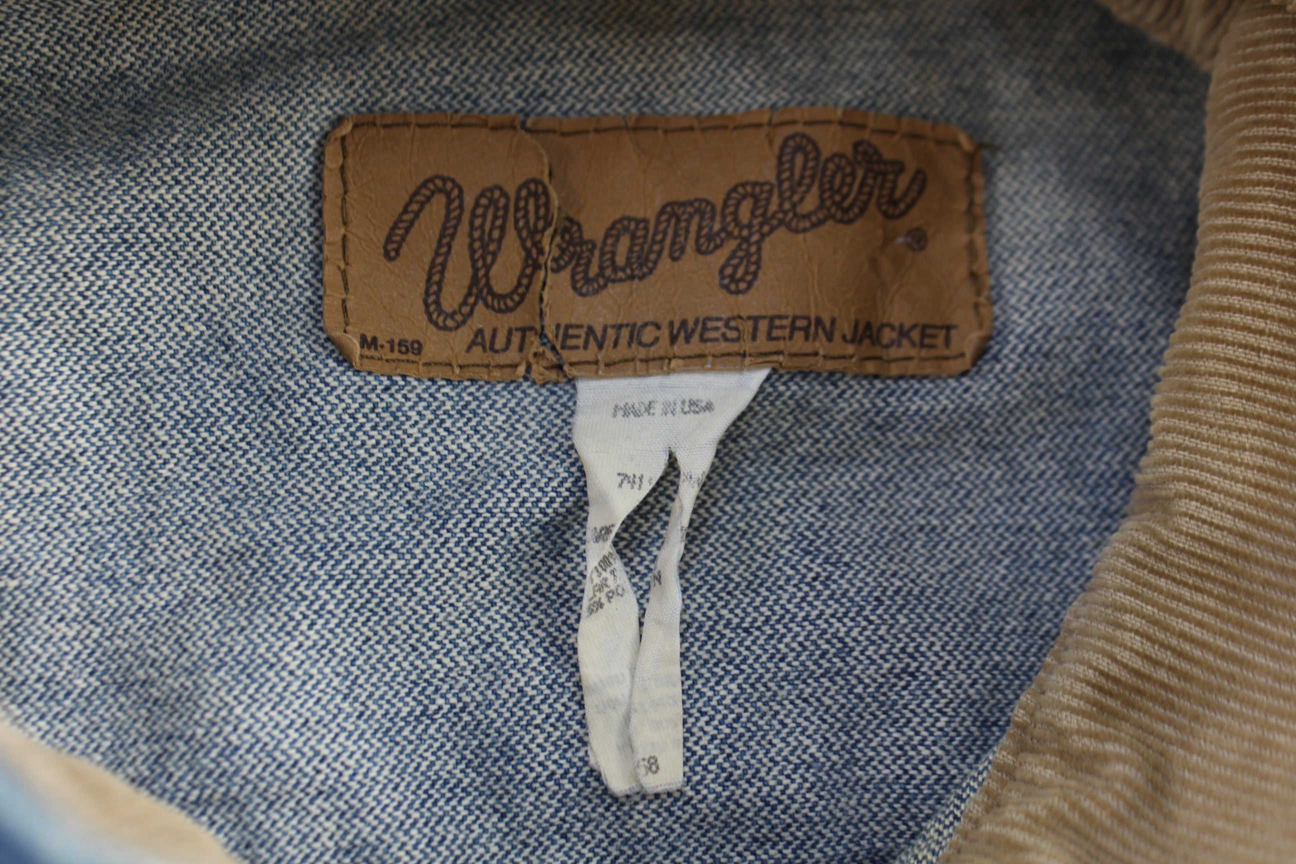 Vintage Wrangler Medium Wash Denim Trucker Jacket