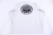 Harley Davidson Motorcycles Skull Graphic LS T-shirt