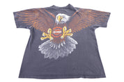 Harley Davidson Motorcycles Eagle All Over Graphic T-shirt