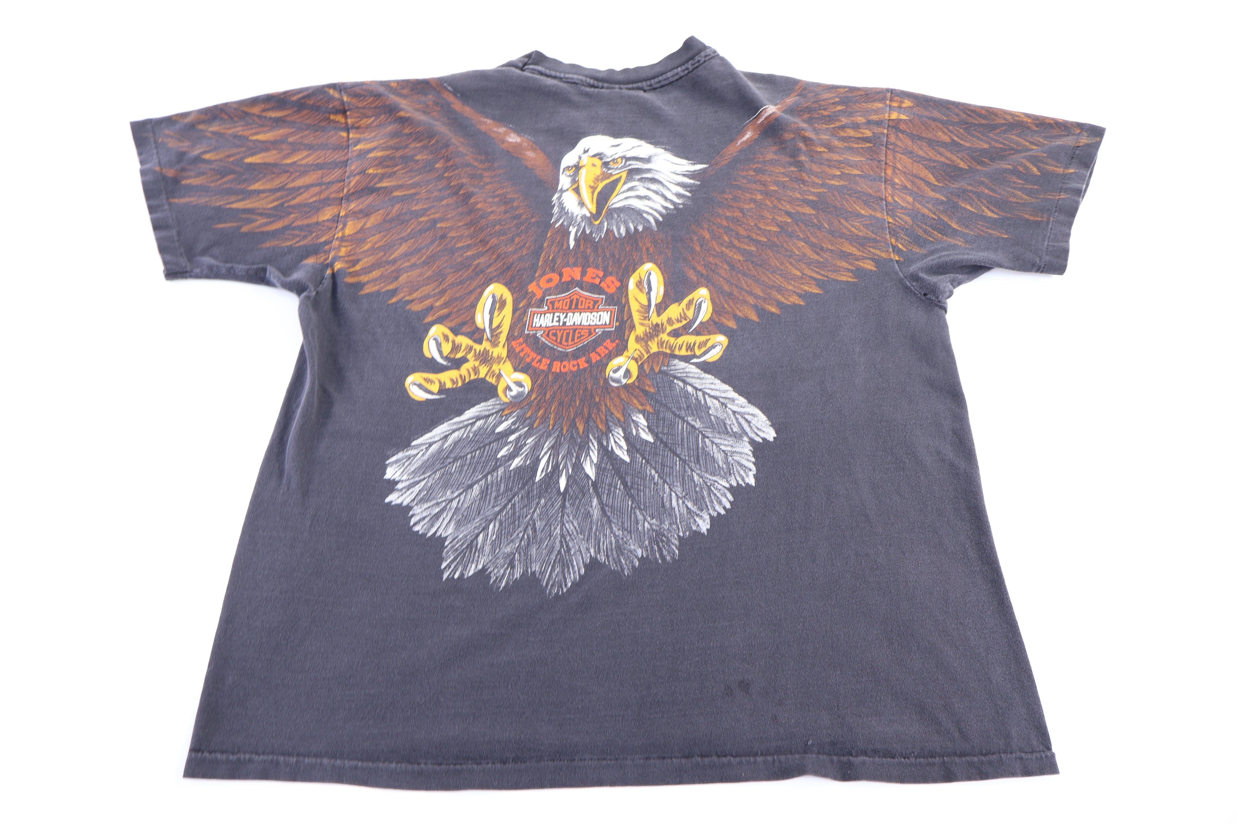 Harley Davidson Motorcycles Eagle All Over Graphic T-shirt
