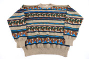 80's Sear Roebucks Multipattern Knit Sweater