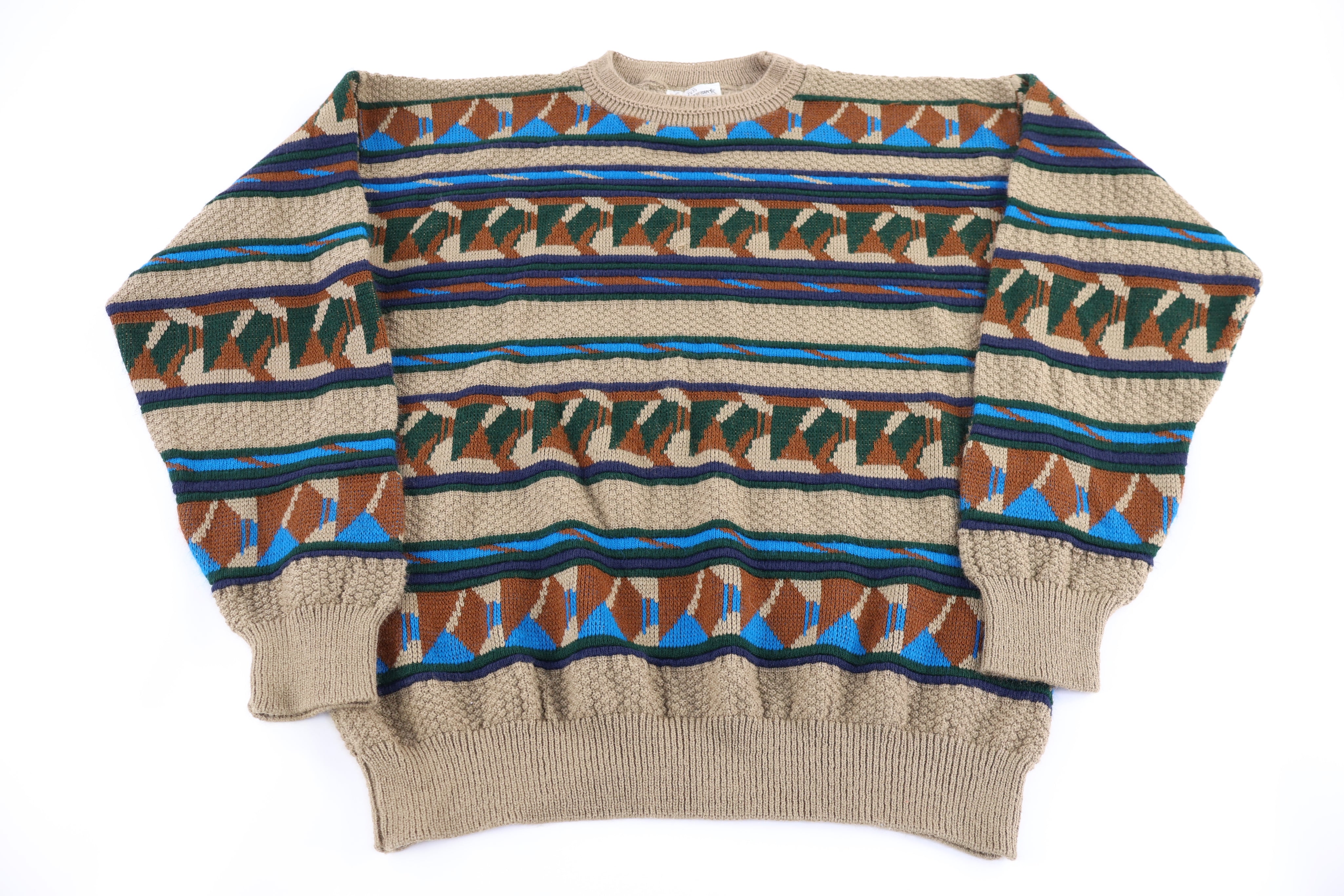 80's Sear Roebucks Multipattern Knit Sweater