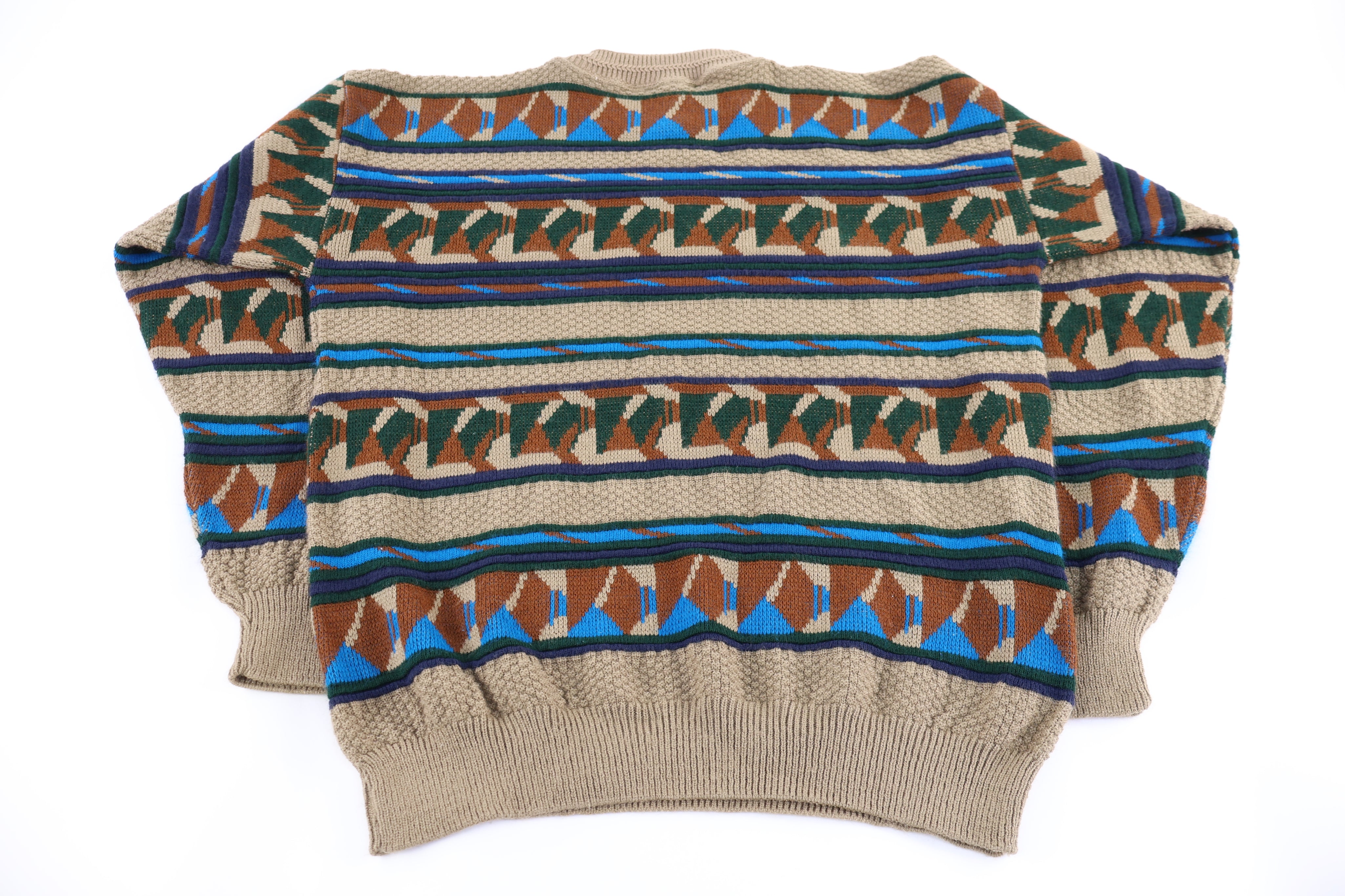 80's Sear Roebucks Multipattern Knit Sweater