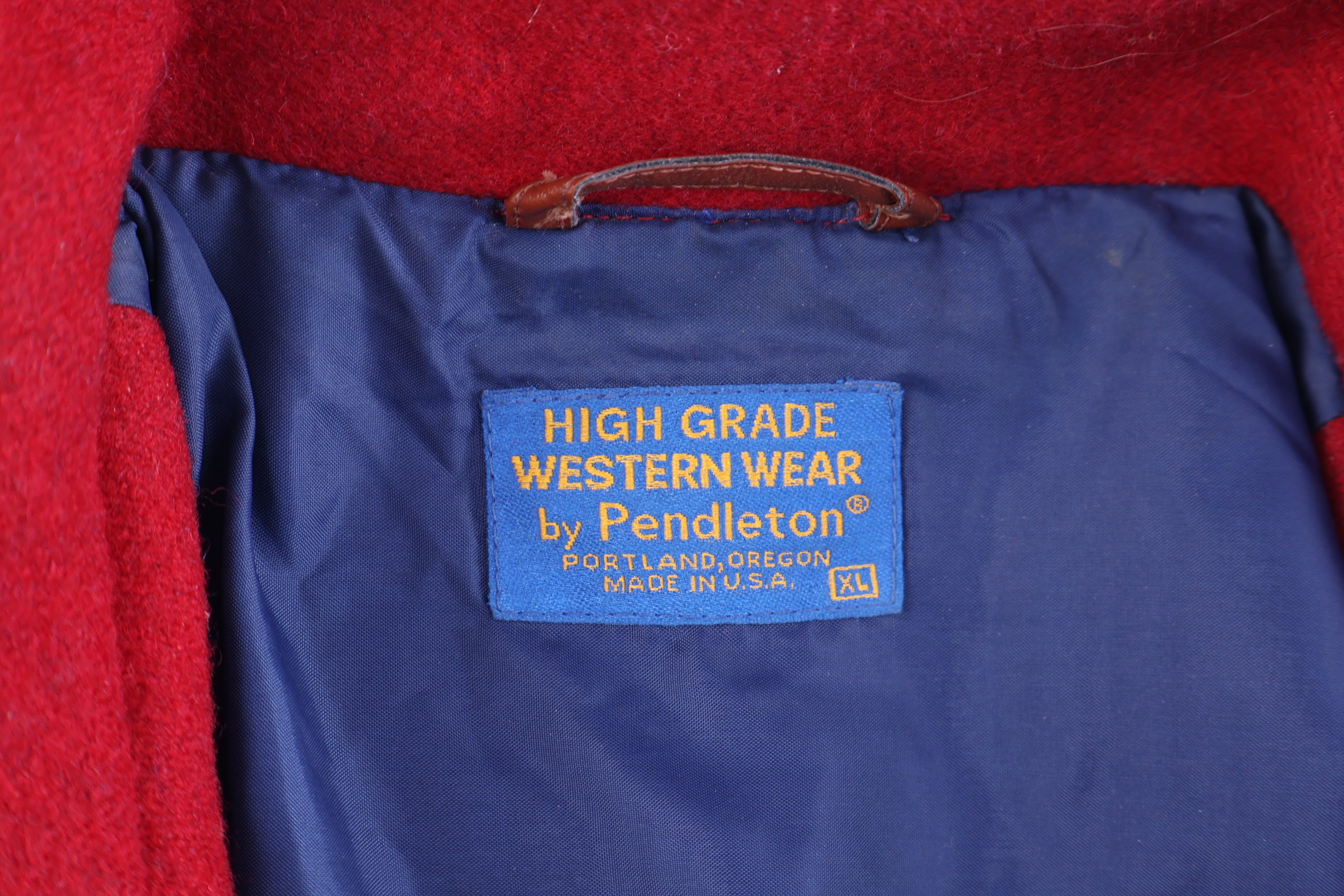 Vintage Pendleton Western Wear Full Zip Wool Jacket