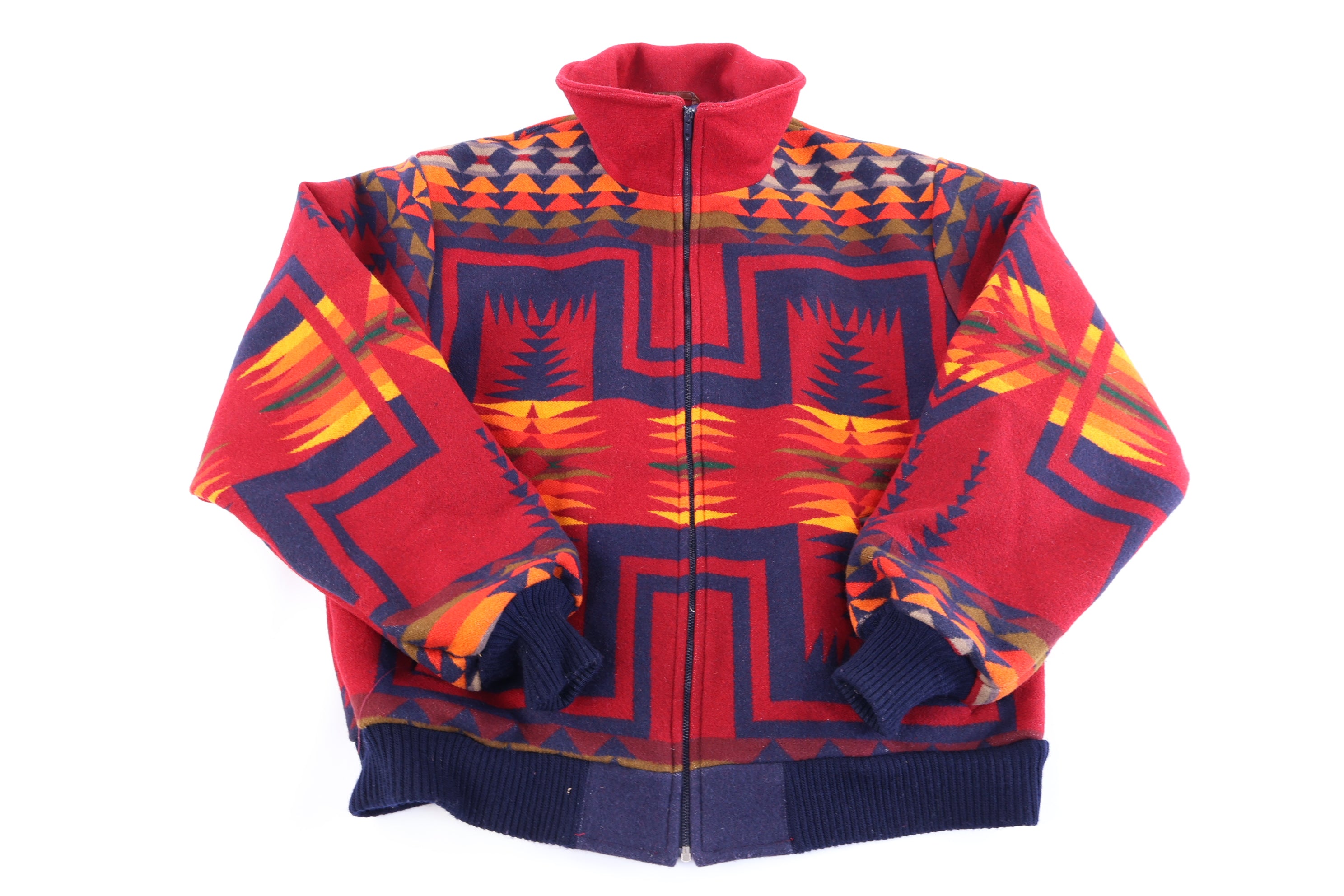 Vintage Pendleton Western Wear Full Zip Wool Jacket