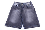 Y2K Downtown Express Dark Wash Denim Shorts