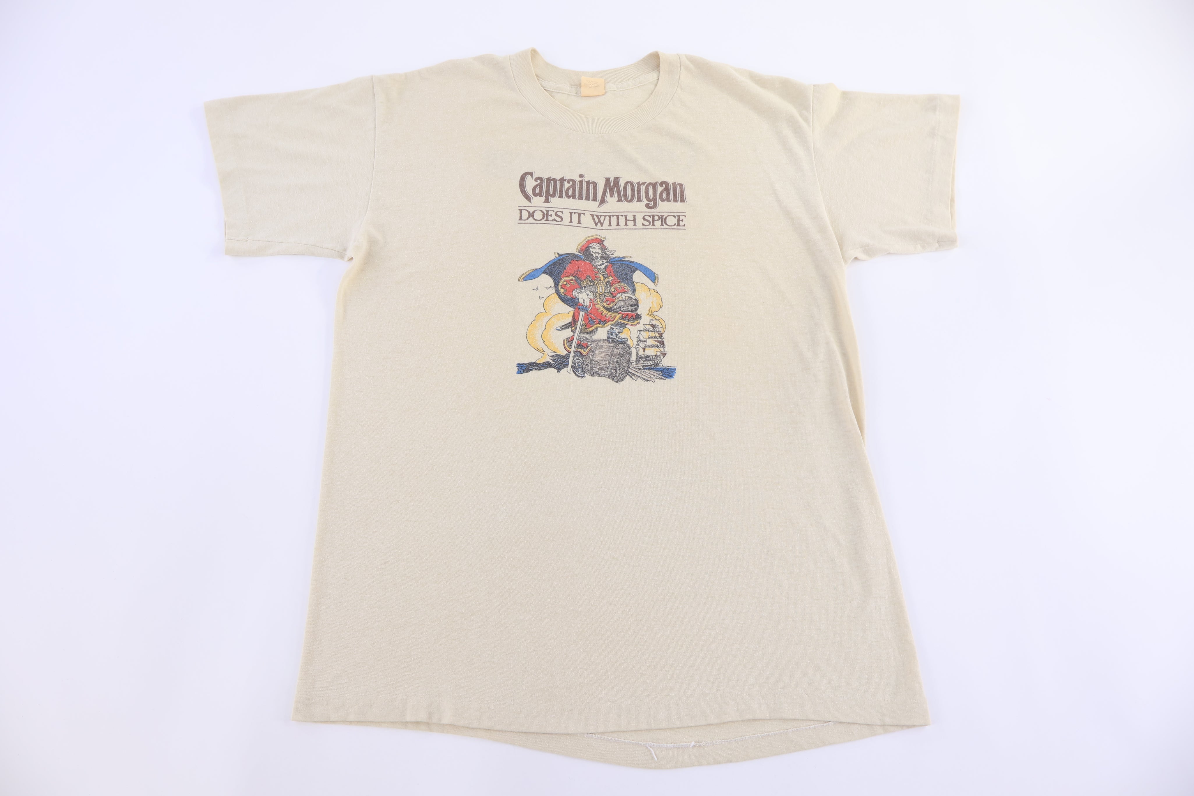 80's Captain Morgan Does It With Spice T-shirt