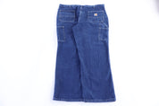 Carhartt Logo Patch Dark Wash Jeans