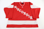 Vintage Adidas Wisconsin University Hockey Jersey