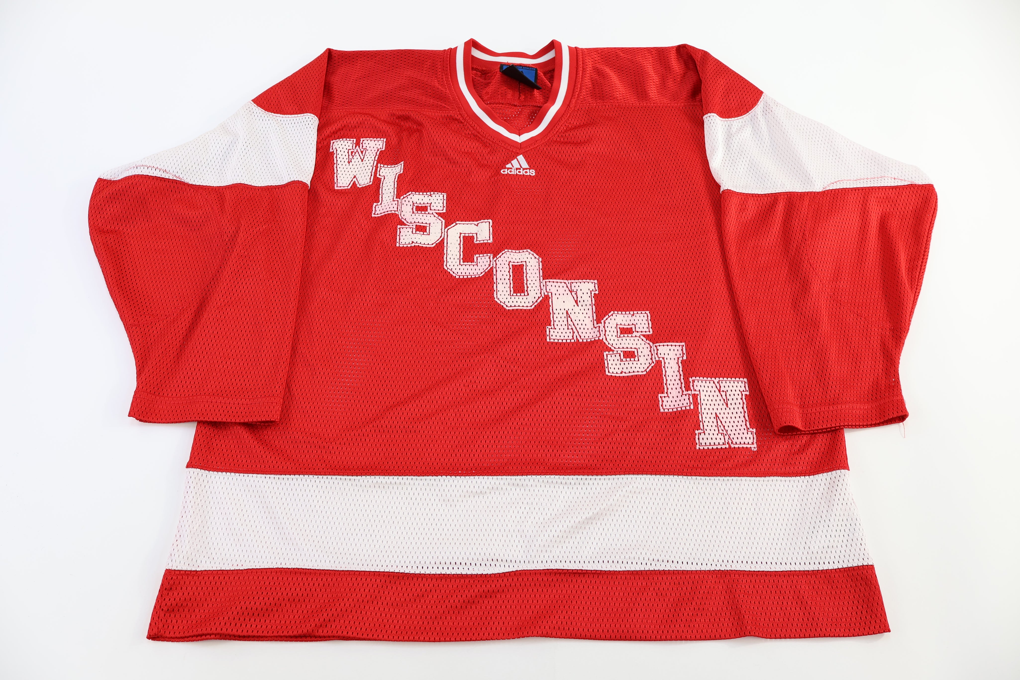 Vintage Adidas Wisconsin University Hockey Jersey