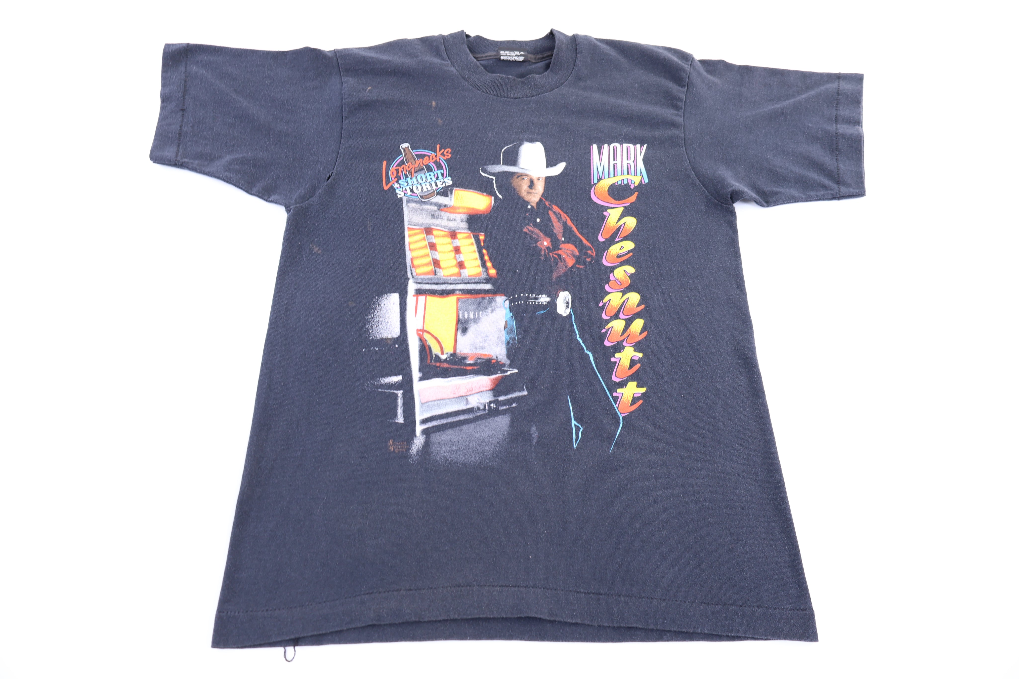 80's Mark Chestnut Longnecks & Short Shorties T-shirt