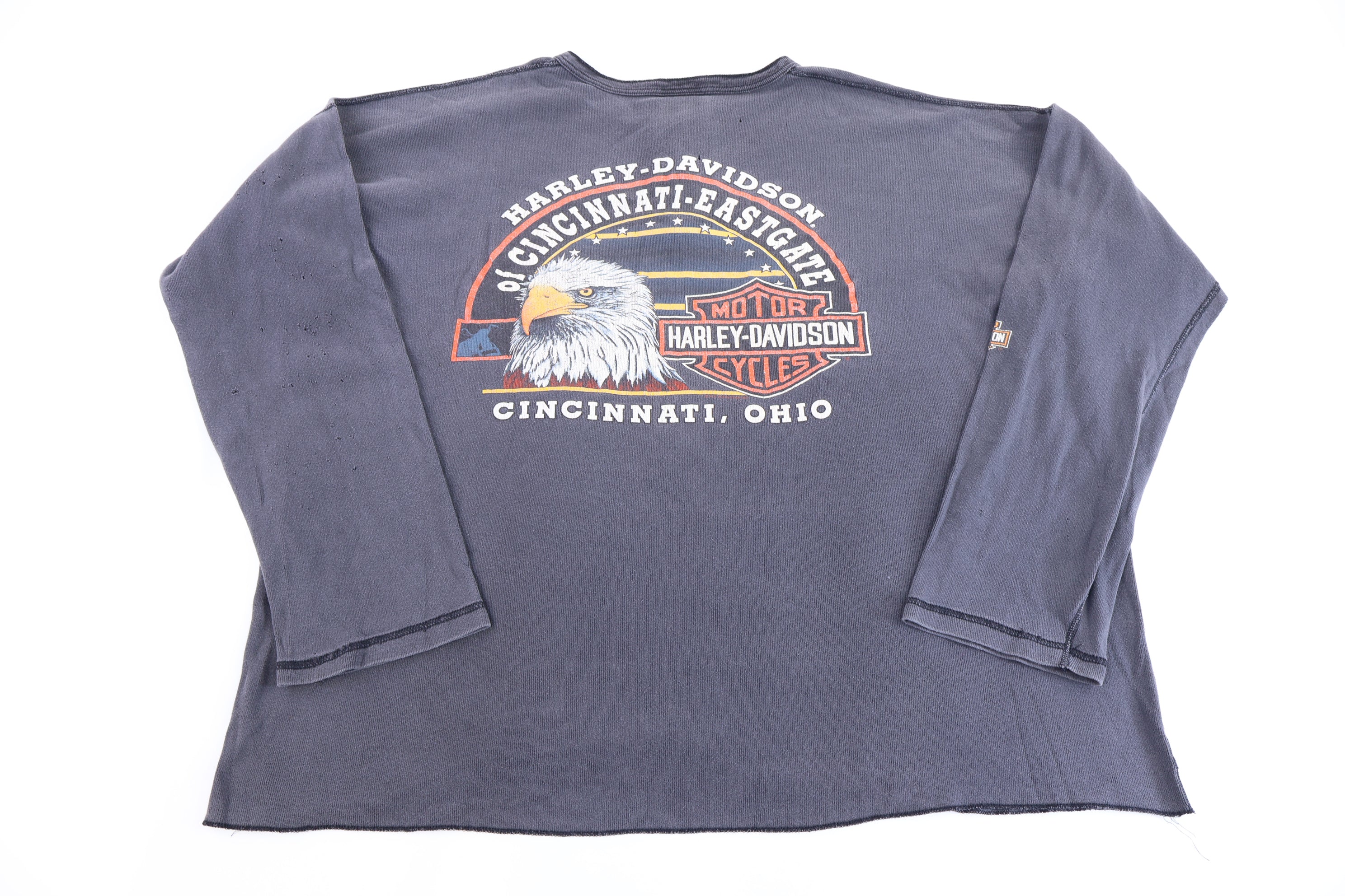 Harley Davidson Motorcycles Ohio LS Henley T-shirt