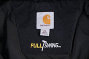 Carhartt Logo Patch Black Full Zip Jacket
