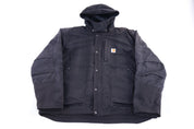 Carhartt Logo Patch Black Full Zip Jacket