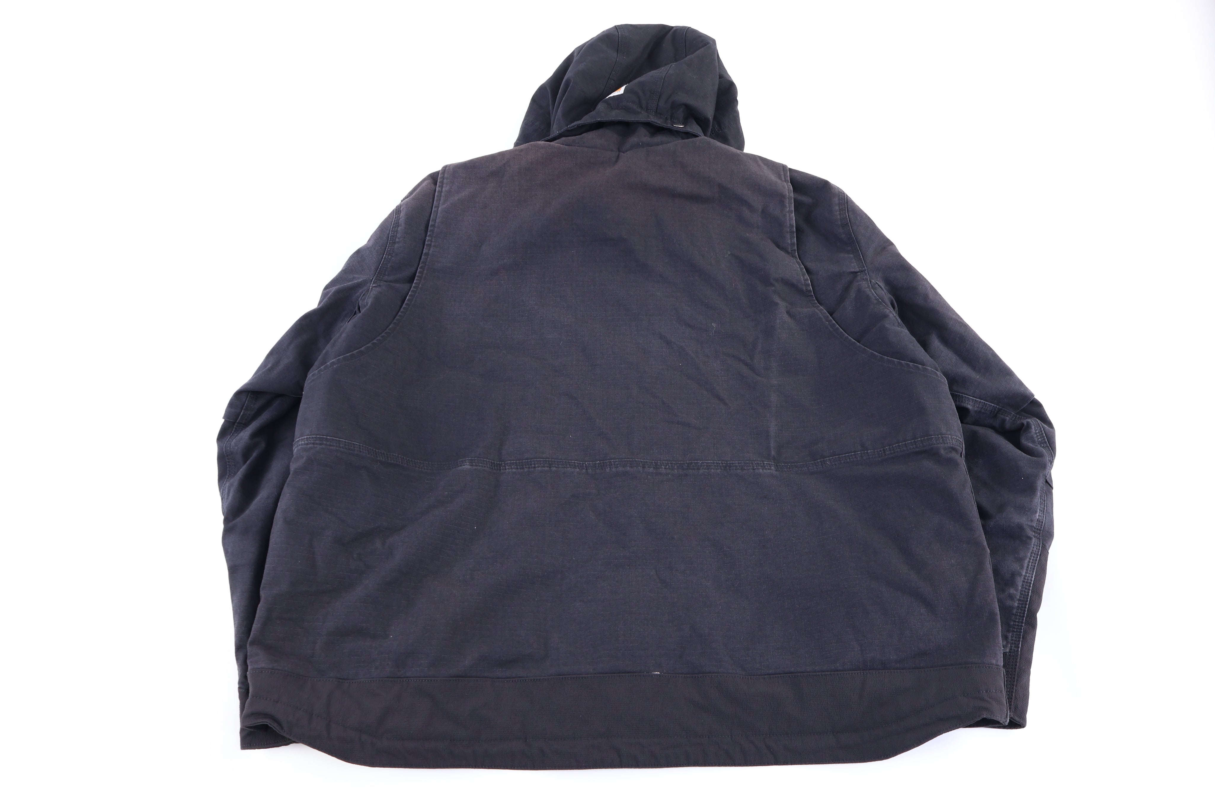 Carhartt Logo Patch Black Full Zip Jacket