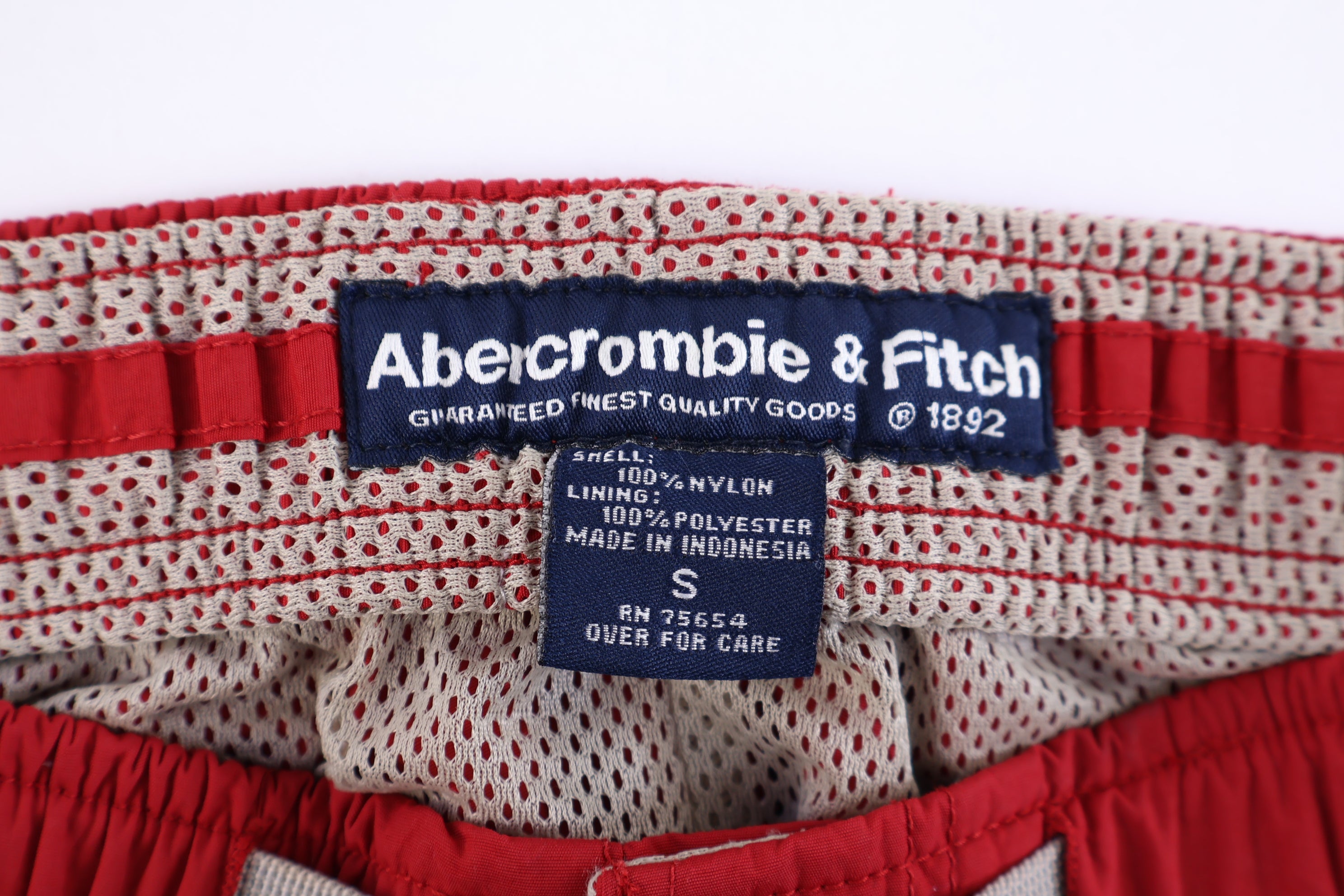 Vintage Abercrombie & Fitch Red Track Pants