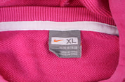 Women's Nike Embroidered Logo Pink Pullover Hoodie