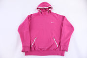 Women's Nike Embroidered Logo Pink Pullover Hoodie