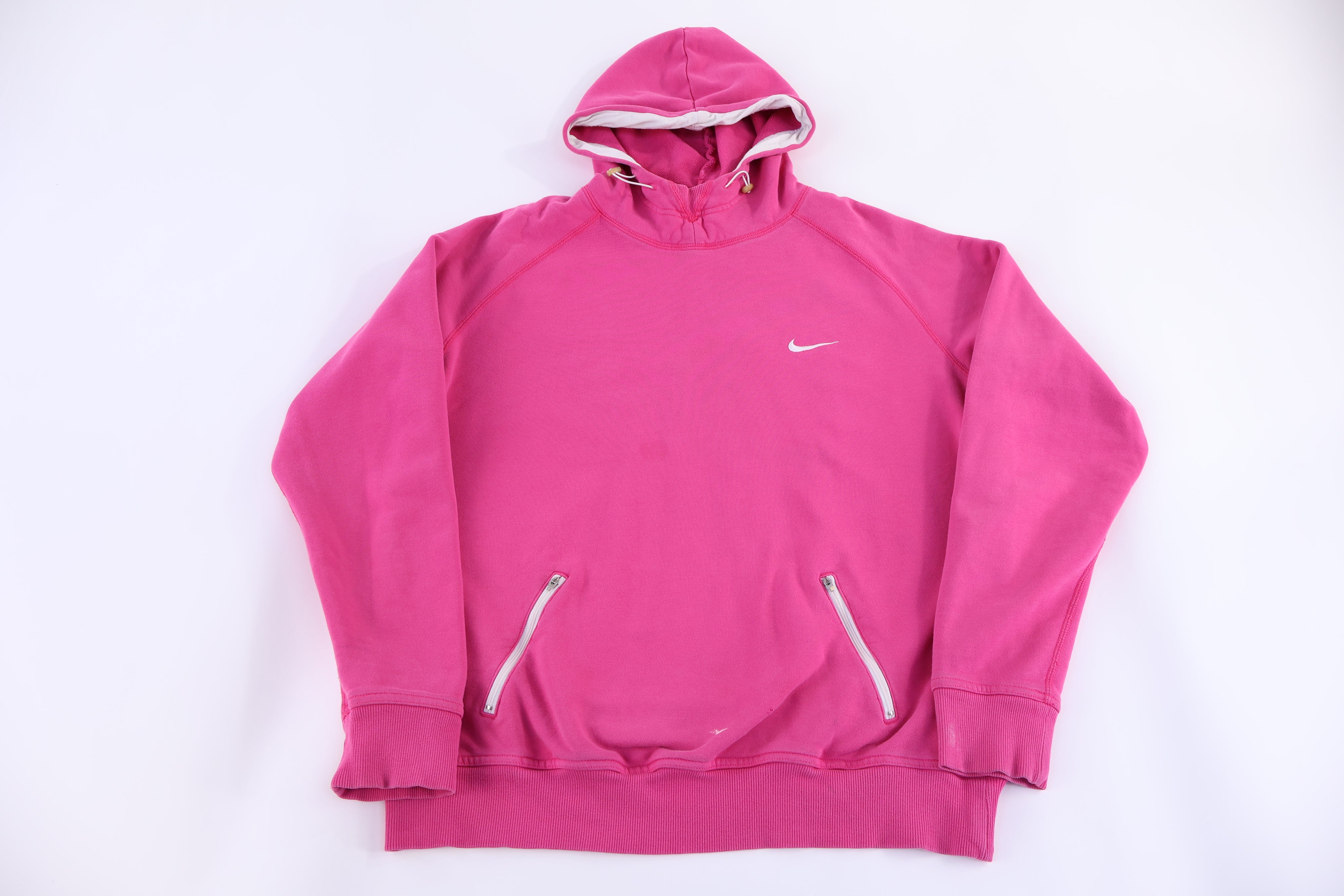 Women's Nike Embroidered Logo Pink Pullover Hoodie